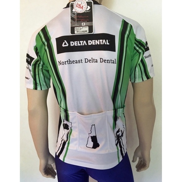 LOUIS Garneau Biking Cycling Racing Jersey Shirt Front Zip Short Sleeve NWT - Picture 5 of 7